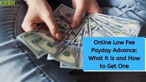 Payday Loans With Low Fees